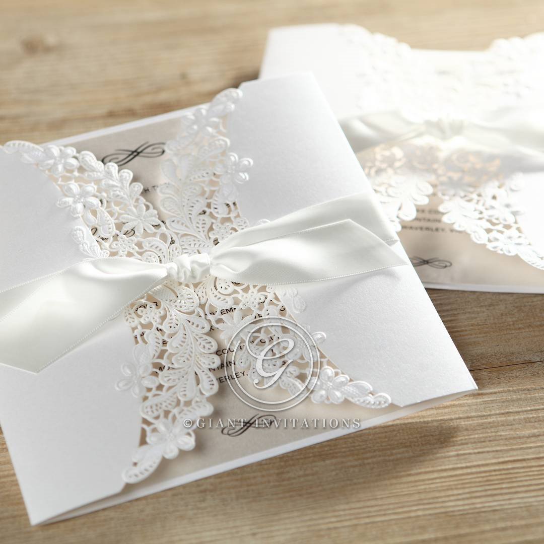 Laser-cut Invitation Wrap