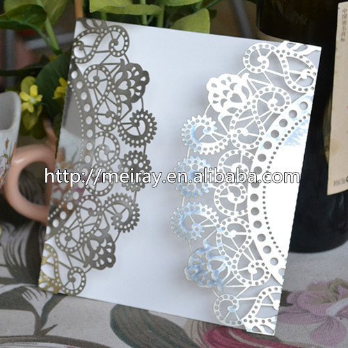 Laser Cut Wedding Invitation Sleeves