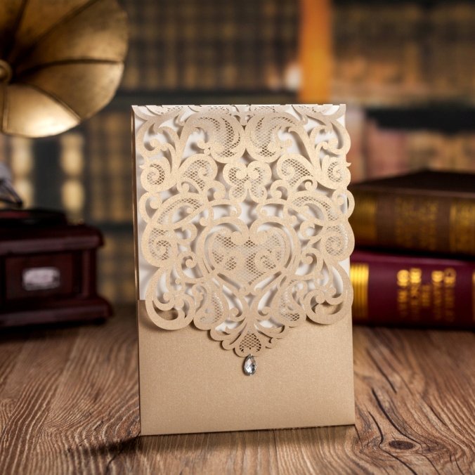 Laser Cut Wedding Invitations Wholesale