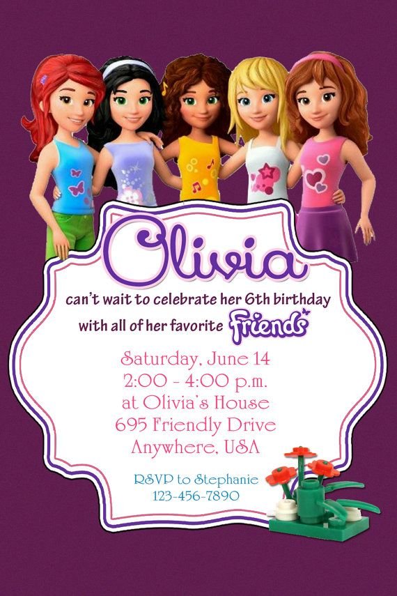 Lego Friends Invitations Invitation Design Blog lego-friends-invitations-invitation-design-blog