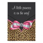 Leopard Baby Shower Invitations