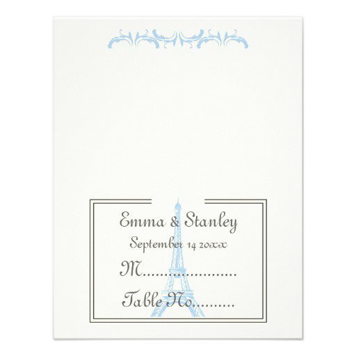 Light Blue Wedding Invitations Uk