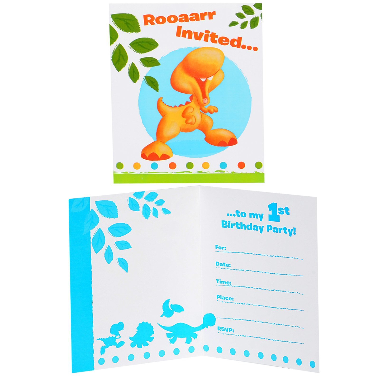 Little Dino Birthday Invitations