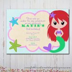 Little Mermaid Invitation Cards