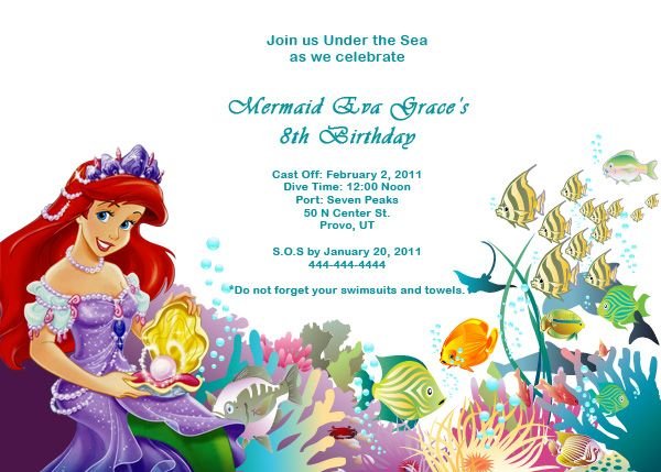 Little Mermaid Birthday Party