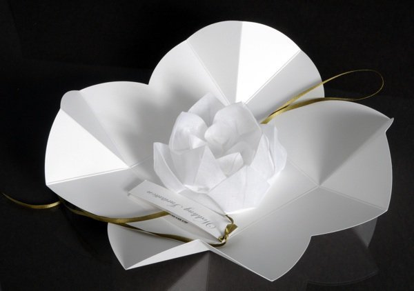 Lotus Flower Invitation In Box