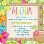 Luau Birthday Invitation Wording Ideas