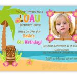 Luau Party Invitation Wording