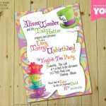 Mad Hatter Party Invitations