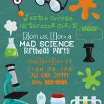 Mad Scientist Party Invitation Wording