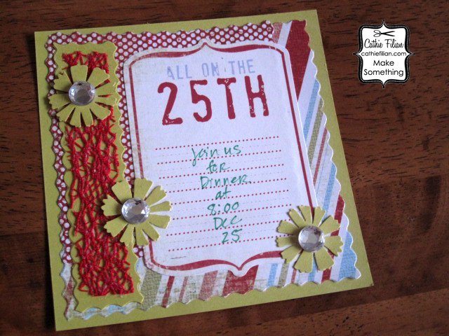 Making Christmas Invitations