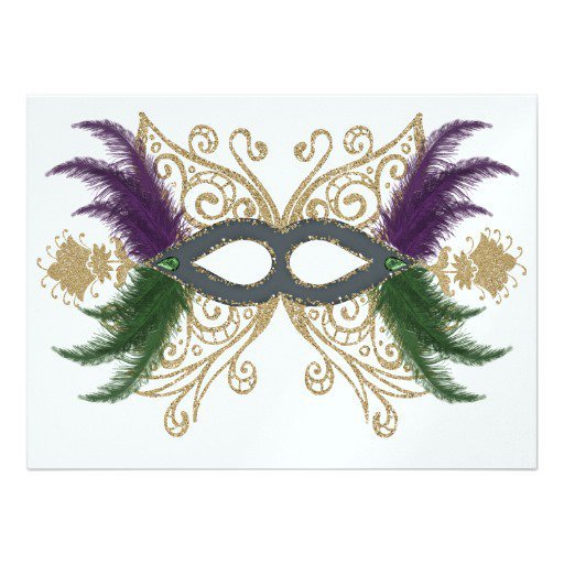 Mardi Gras Ball Invitations