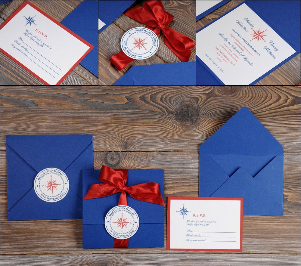 Marine Wedding Invitations