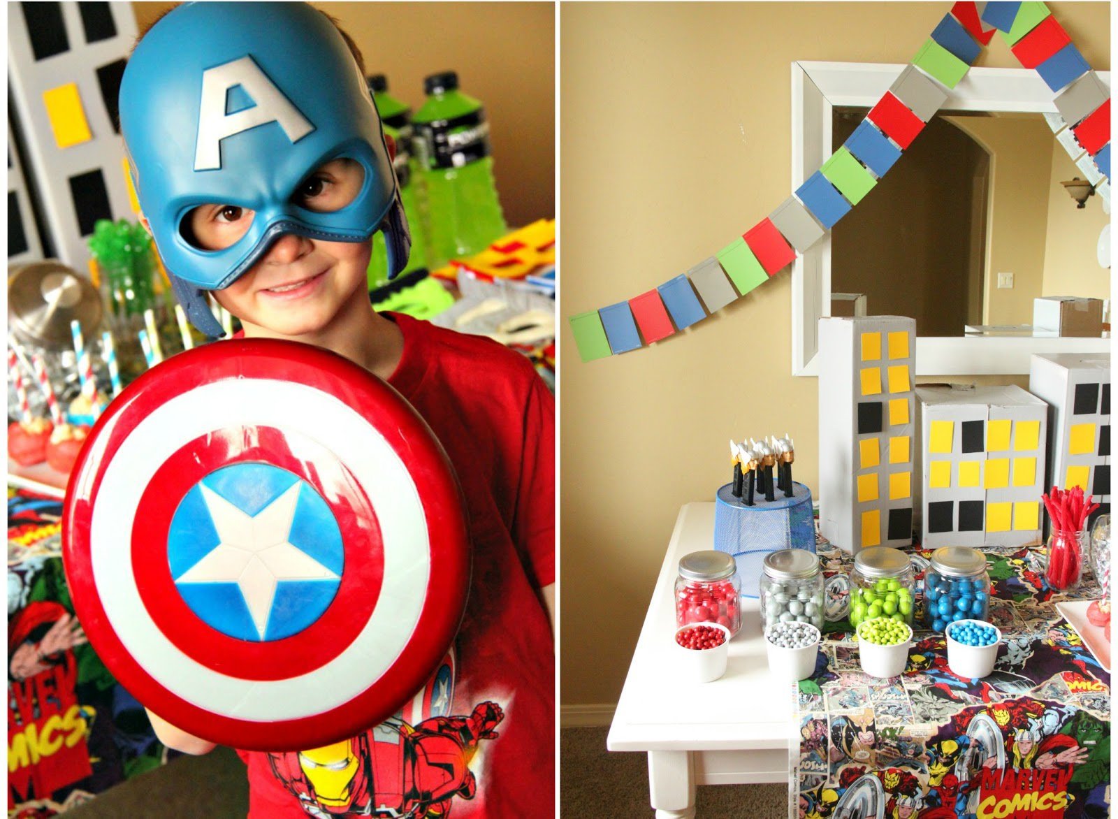 Marvel Avengers Birthday Party Invitations