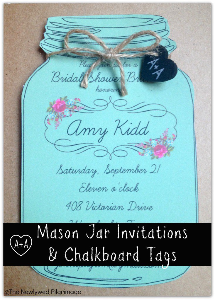 Mason Jar Birthday Invitation Template
