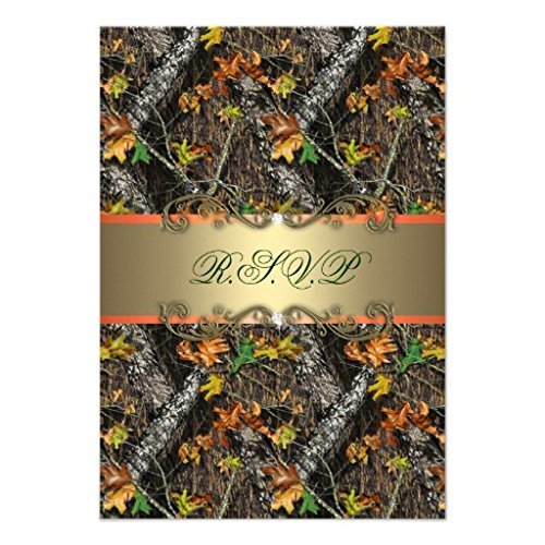 Max 4 Camouflage Wedding Invitation