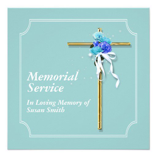 Memorial Event Invitations