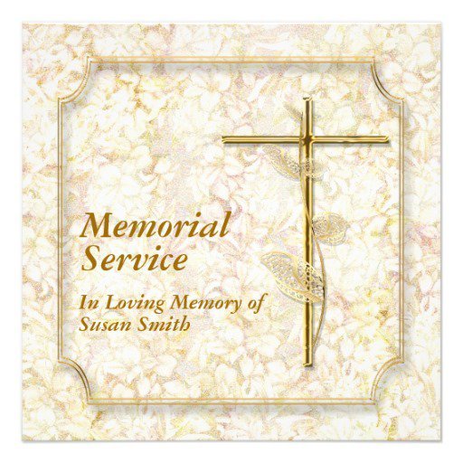 Memorial Party Invitation Wording