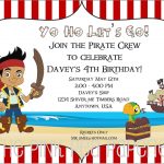 Mermaid And Pirate Invitation Templates