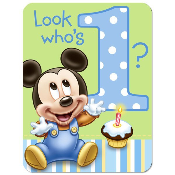 Mickey Mouse 1st Birthday
