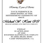 Military Invitations Templates