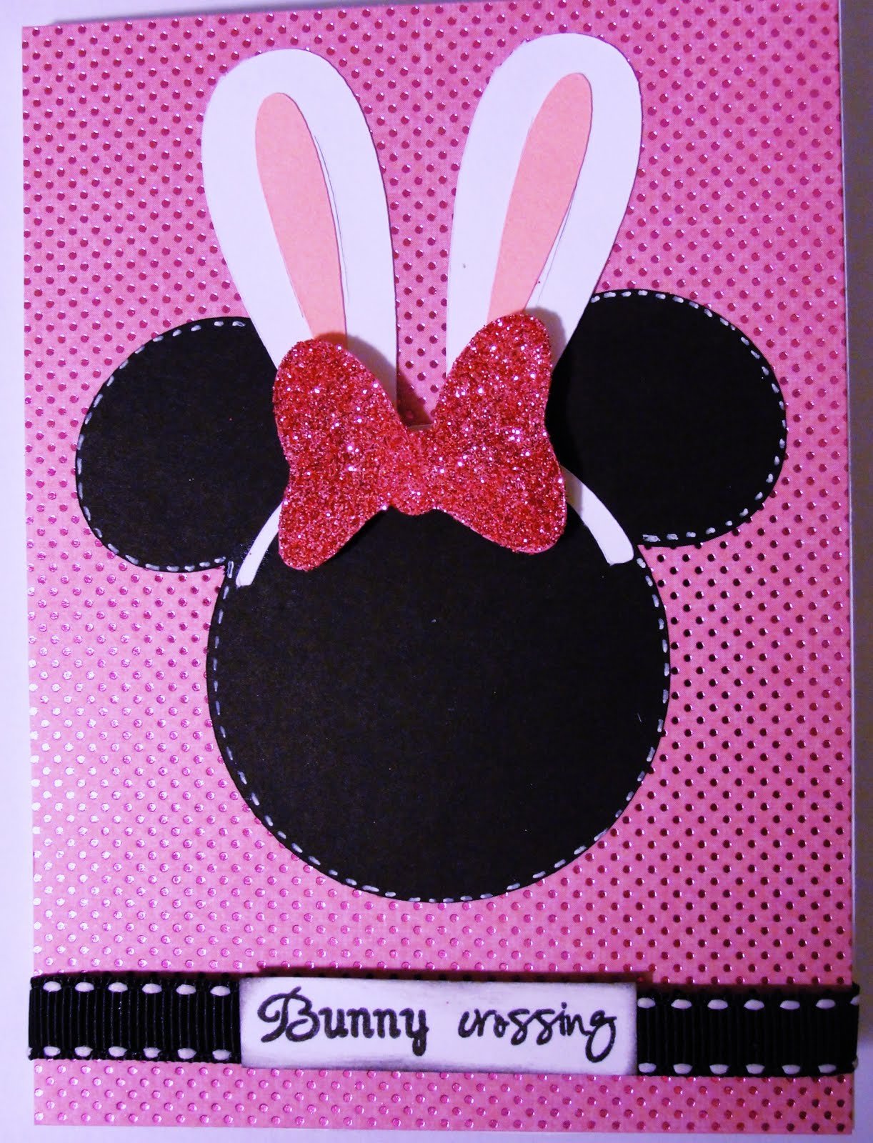 Minnie Mouse Bow Cut Out Template