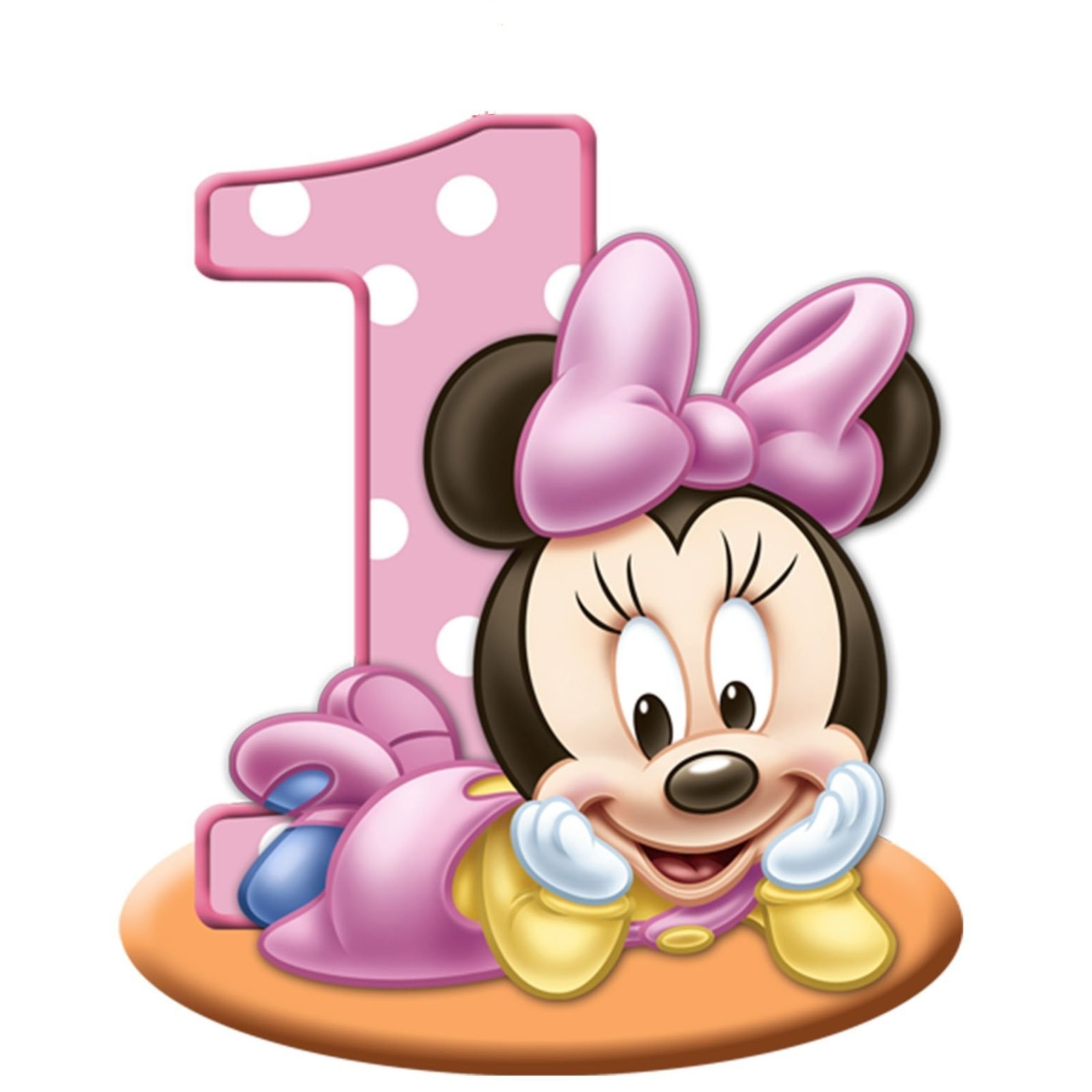 Minnie Mouse First Birthday Invitations Red