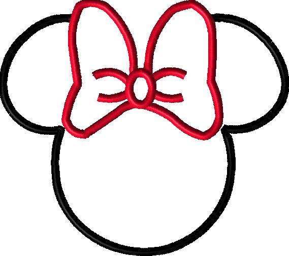 Minnie Mouse Head Template Free