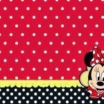 Minnie Mouse Background Invitations