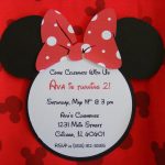 Minnie Mouse Red Printable Invitation