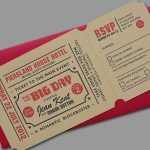 Mint And Pink Wedding Invitations