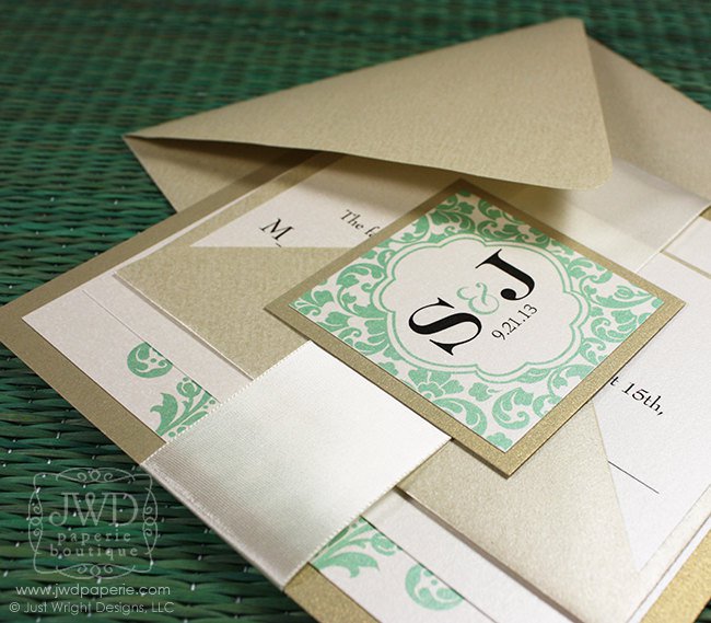 Mint Green Wedding Invitations Uk