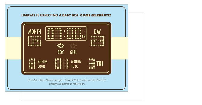 Minted Baby Shower Invitation
