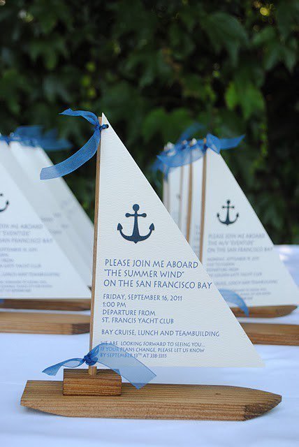 Nautical Wedding Invitations Cheap