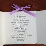 Nigerian Wedding Invitations