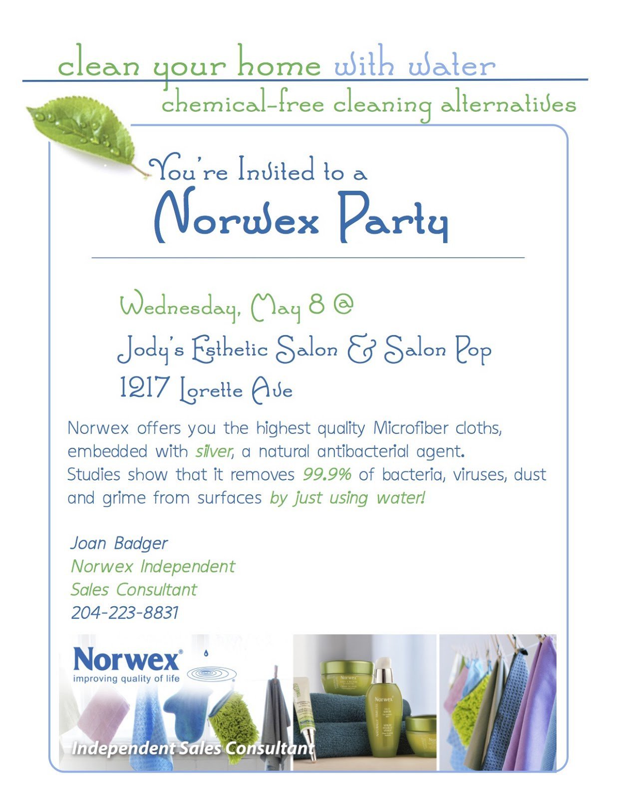 Norwex Invitation Template