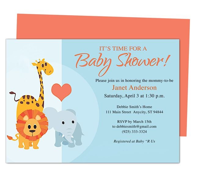 Office Wedding Shower Invitation