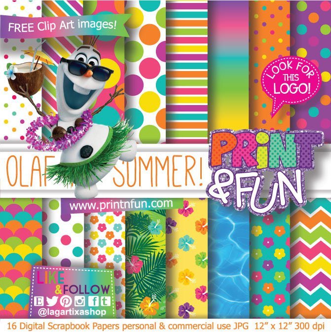 Olaf Pool Party Invitations