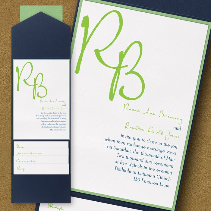 Orange And Black Wedding Invitations