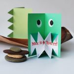 Origami Dinosaur Invitation