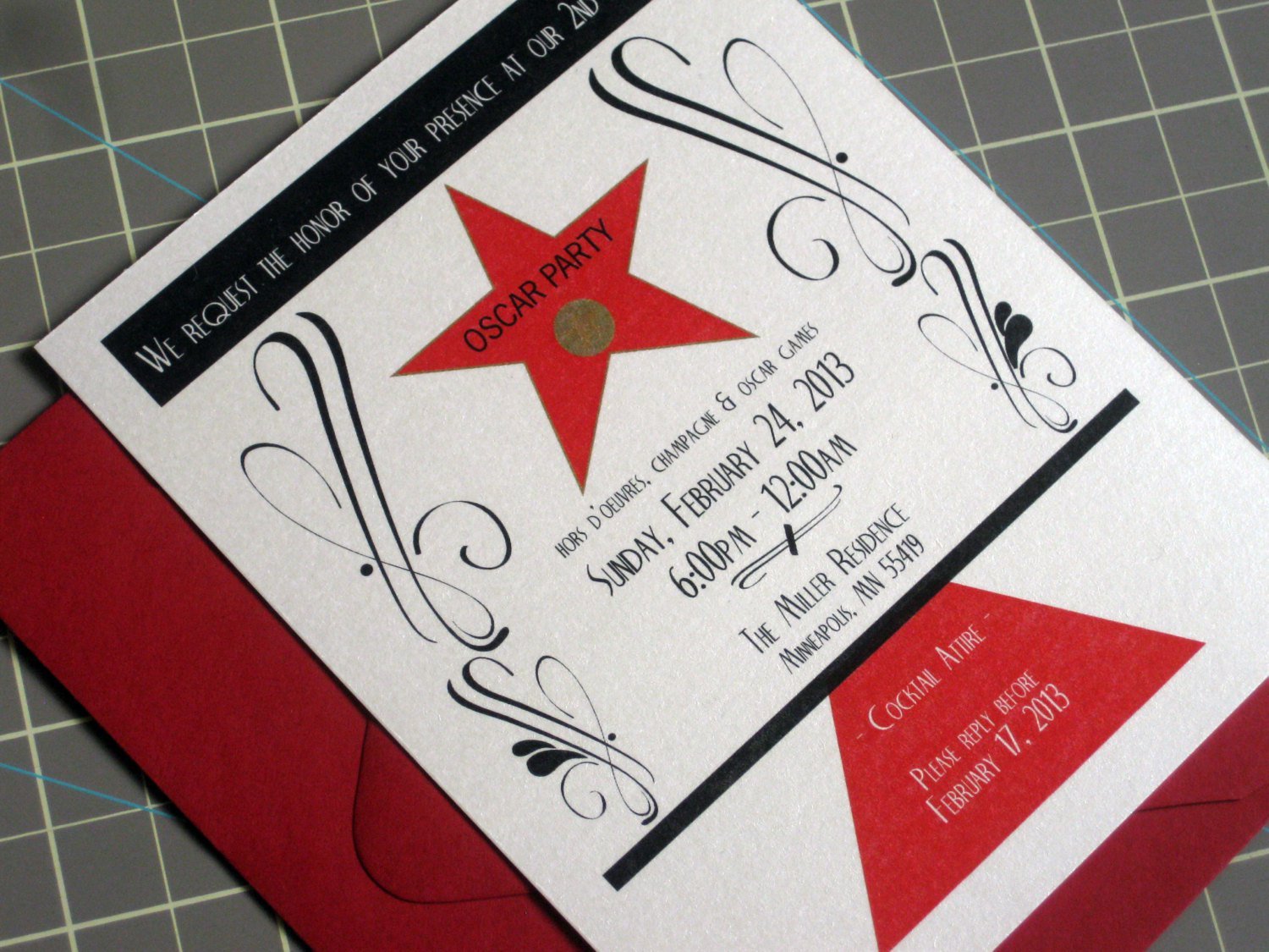 Oscar Red Carpet Invitations