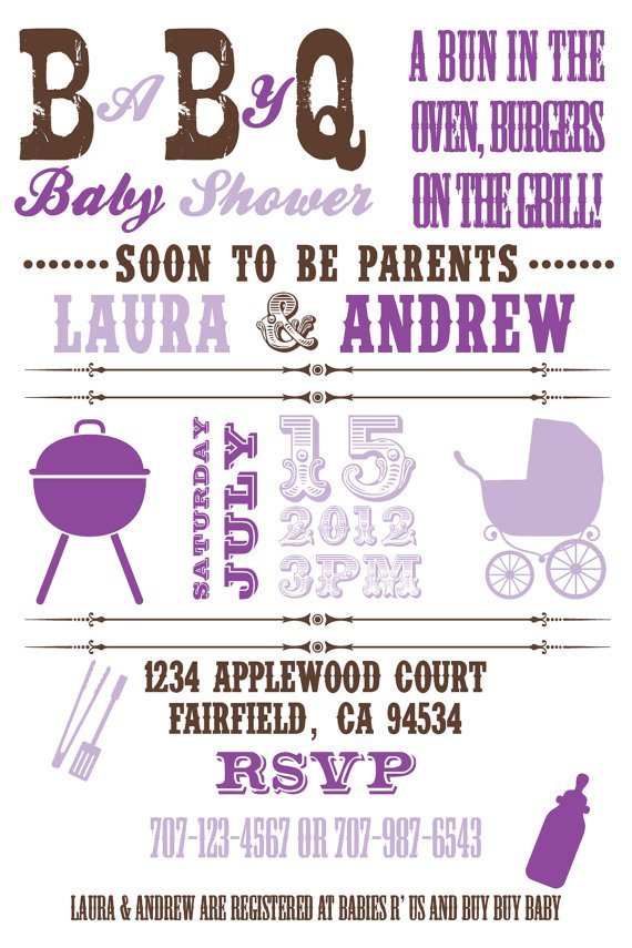 Outdoor Bbq Invitations