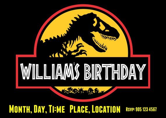 Park Birthday Invitation