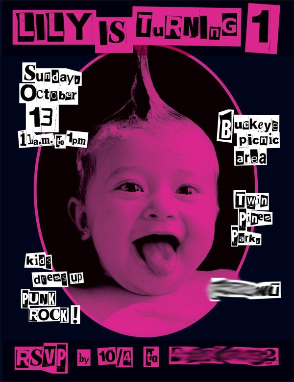Park Birthday Party Invitations