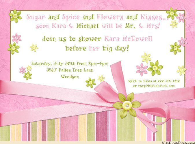 Party Invitation Inserts