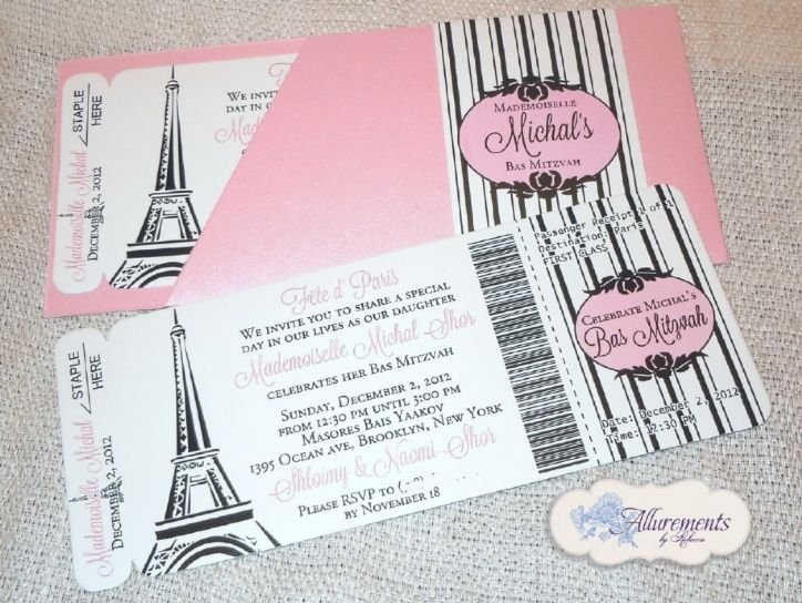 Party Passport Invitation Templates