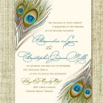 Peacock Feather Wedding Invitations