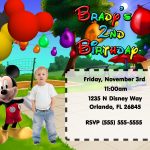 Custom Mickey Mouse Clubhouse Invitations
