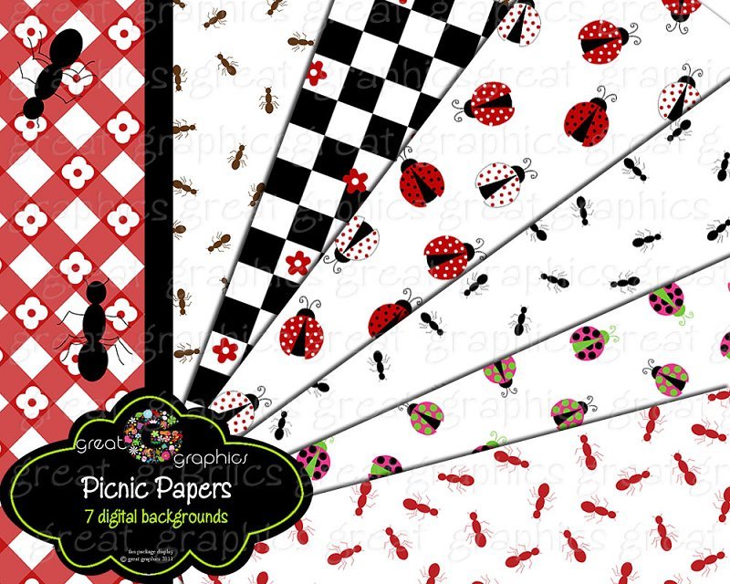 Picnic Invitation Background Designs