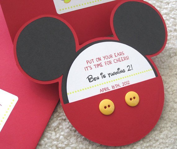 Pinterest Mickey Mouse Invitations